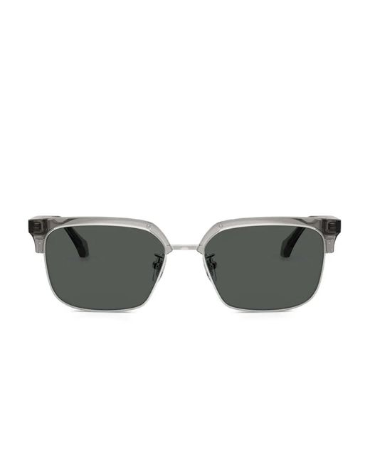 Versace Gray Square-Frame Sunglasses for men