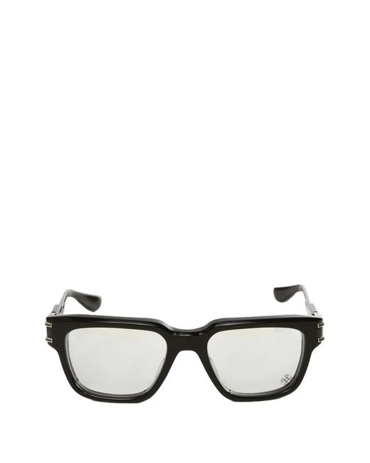 Chrome Hearts Black Square-Frame Glasses