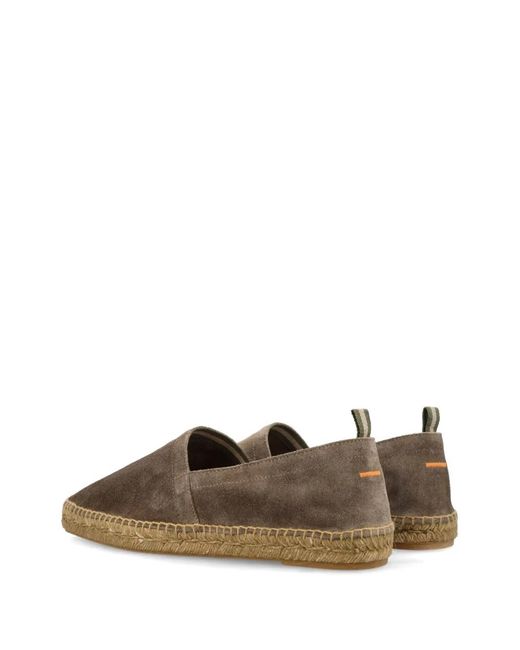 Castaner Brown Pablo Suede Espadrilles for men