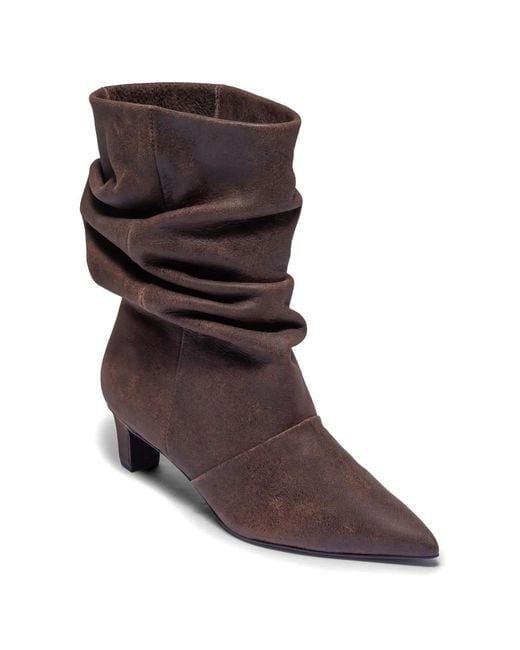 Bernardo Brown Etta Pointed-Toe Boots