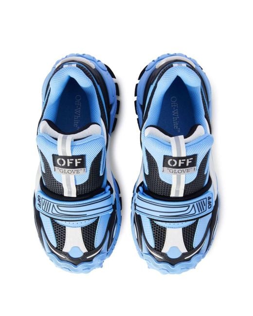 Off-White c/o Virgil Abloh Slip-on Sneakers in het Blue