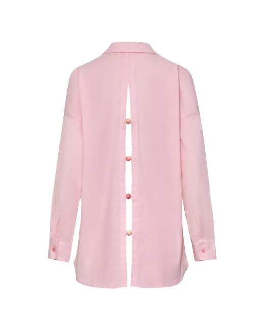 Baobab Pink Chemise Wayra À Fente Au Dos Et Pierres En Résine