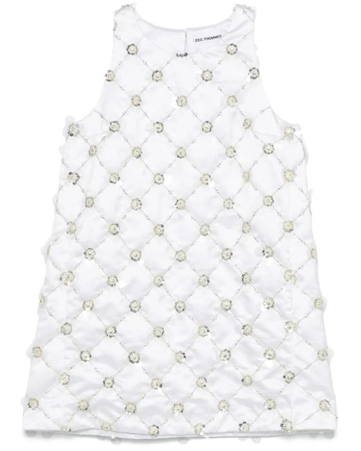 Des Phemmes Belle ミニドレス White