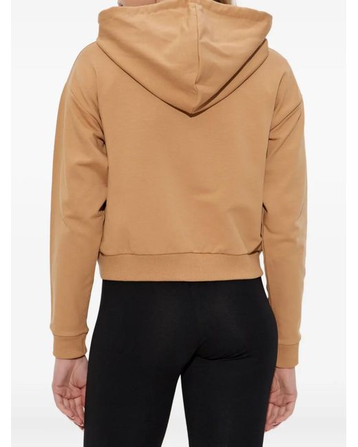 Moschino Hoodie Met Rits in het White