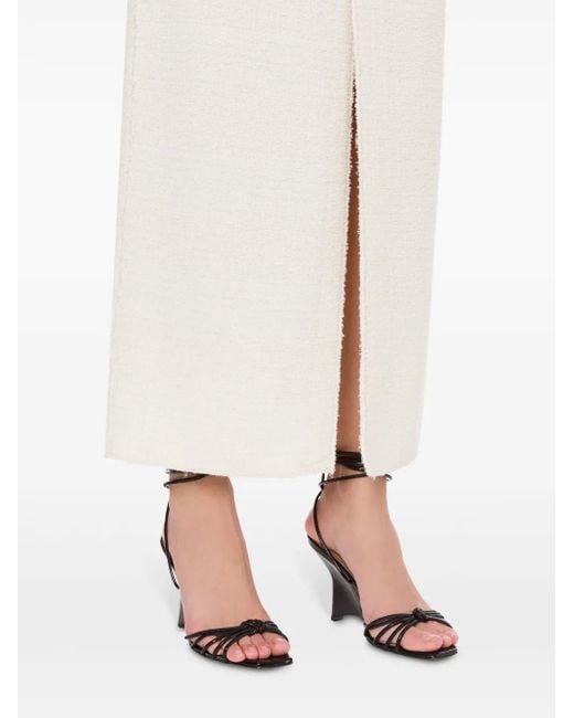 Philosophy Di Lorenzo Serafini White Slit Maxi Skirt