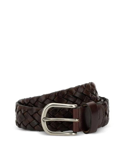 Ceinture En Cuir À Design Tressé Boggi pour homme en coloris Black