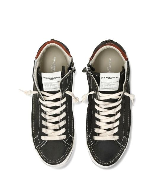 Baskets Montantes Prsx En Daim Philippe Model pour homme en coloris Black