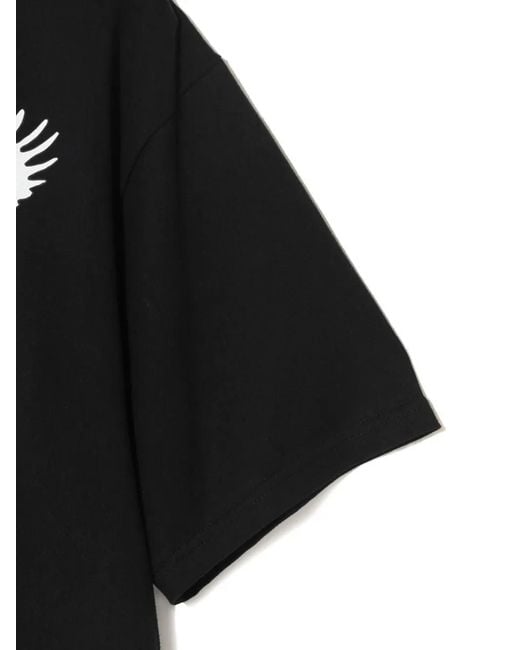 Undercover Black Bird Print T-Shirt for men