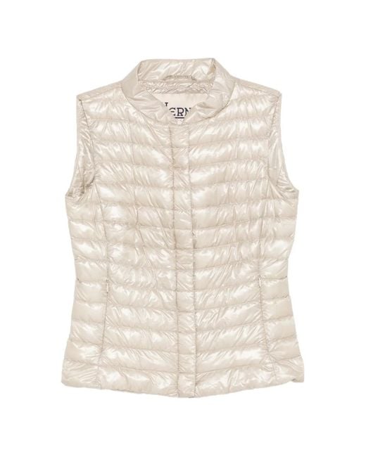 Herno White 'Vera' Padded Vest