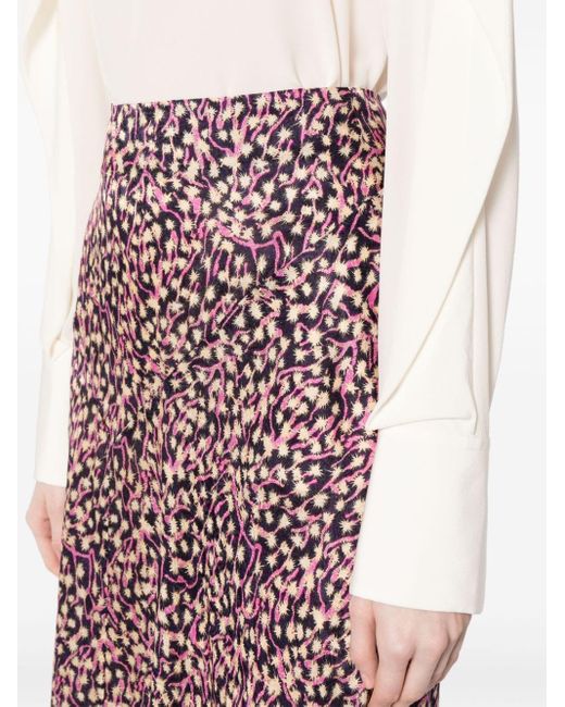 Isabel Marant Multicolor Lisanne Floral-print Skirt