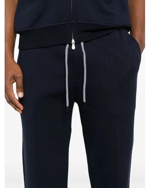 Pantalones con costuras en relieve Brunello Cucinelli de hombre de color Blue