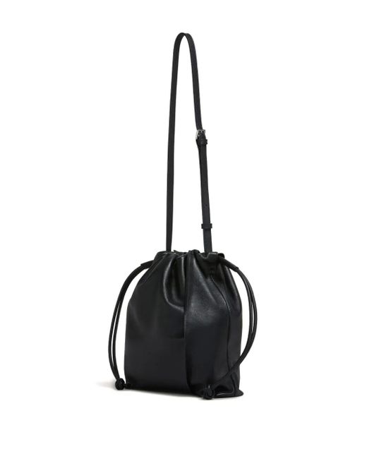 Marni Black Leather Shoulder Bag for men