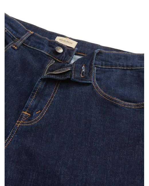 Woolrich Blue Five-Pocket Jeans for men