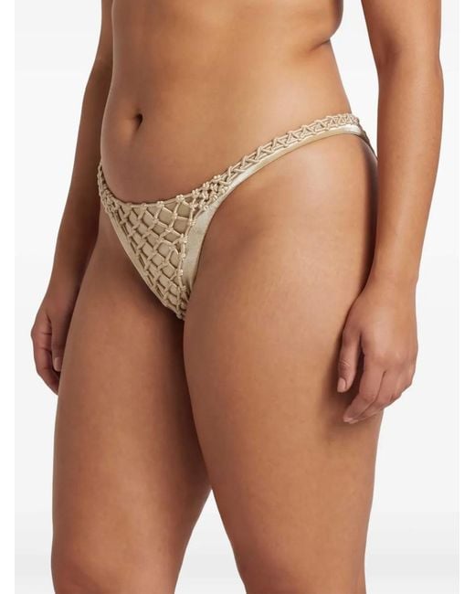 Isa Boulder Natural Corara Macrame Bikini Bottom