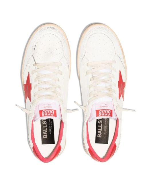 Golden Goose Deluxe Brand Pink Ball Star Trainers