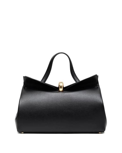Jacquemus Black The Valérie Magnetic-Closure Tote Bag
