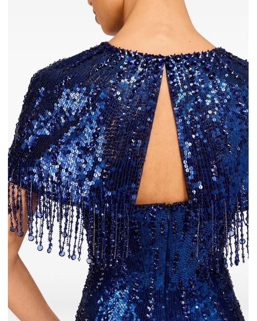 Jenny Packham Blue Dazzle Dream Cape