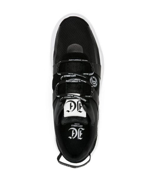 Just Cavalli Mesh-Sneakers mit dicker Sohle in Black für Herren