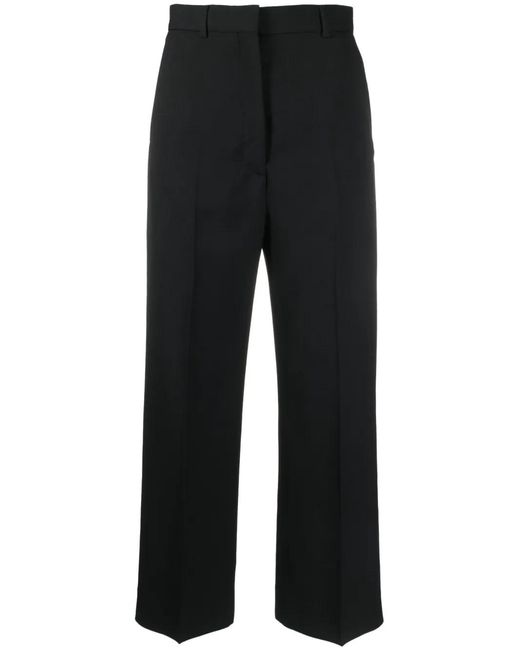 Acne Cropped Broek in het Black