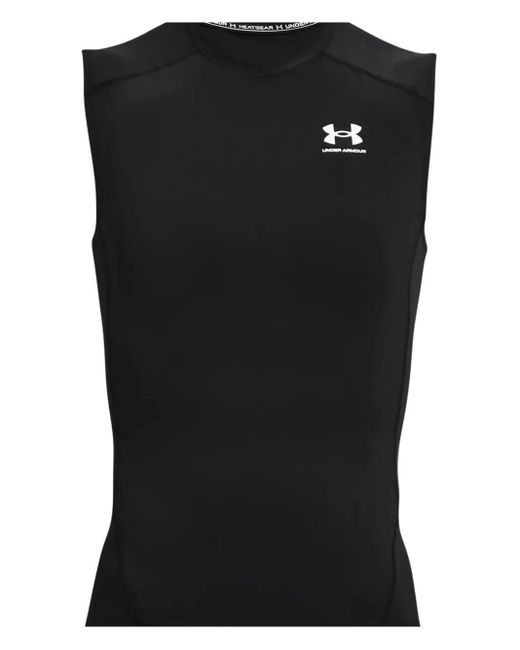 Under Armour Black Logo-Print Tank Top for men