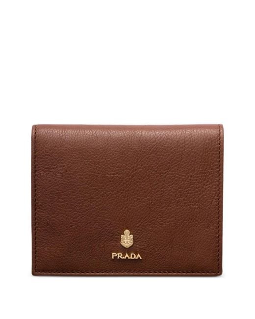 Prada Brown Small Leather Wallet