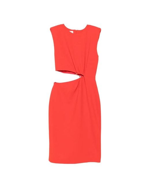 Ba&sh Red Iris Midikleid Mit Cut-Out