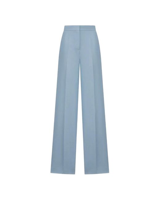 Seafarer Blue Concealed-Fastening Trousers