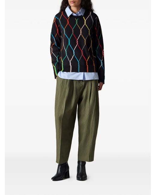 Paul Smith Black Diamond-Pattern Sweater
