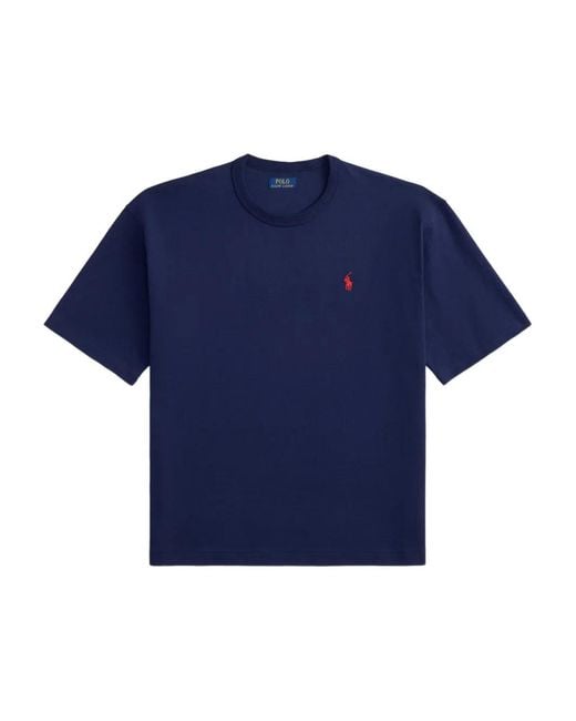 Polo Ralph Lauren Blue Short-Sleeve Crew-Neck T-Shirt for men