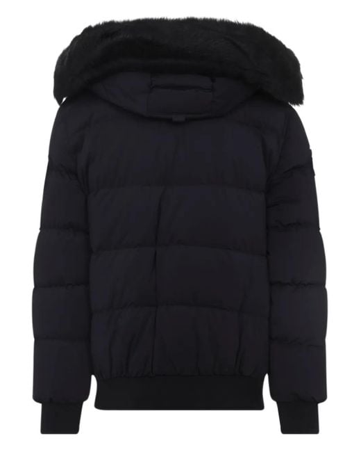 Moose Knuckles Black Stagg Padded Coat for men