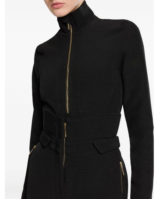 Elie Saab Black Cady Bodysuit