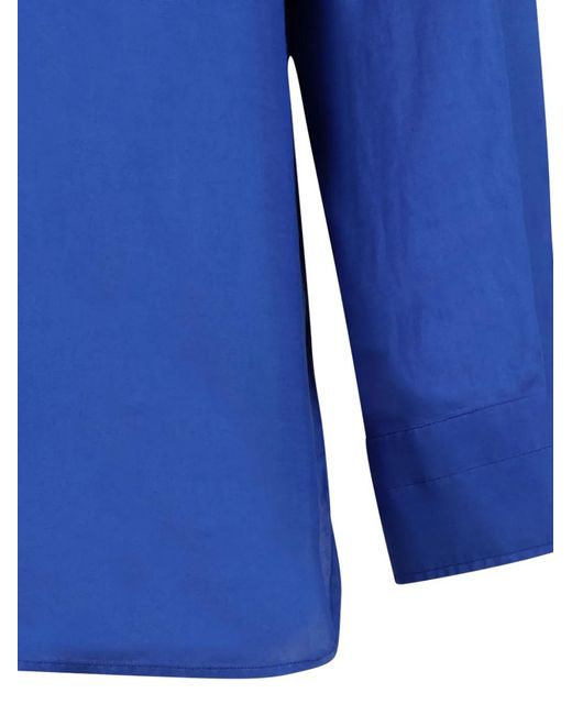 Tom Ford Blue Buttoned-Up Long-Sleeve Shirt for men