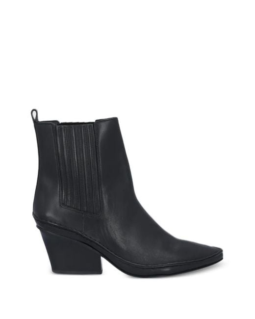 Tory Burch Black Point-Toe Chelsea Boots