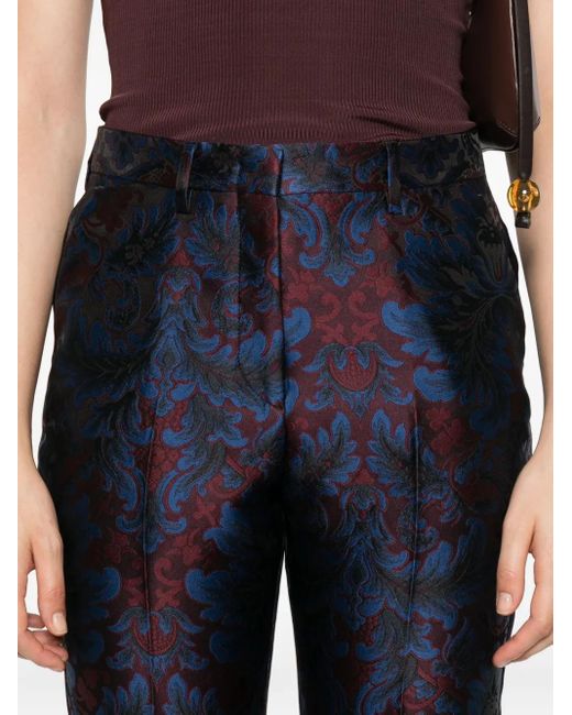 Etro プリント パンツ Blue