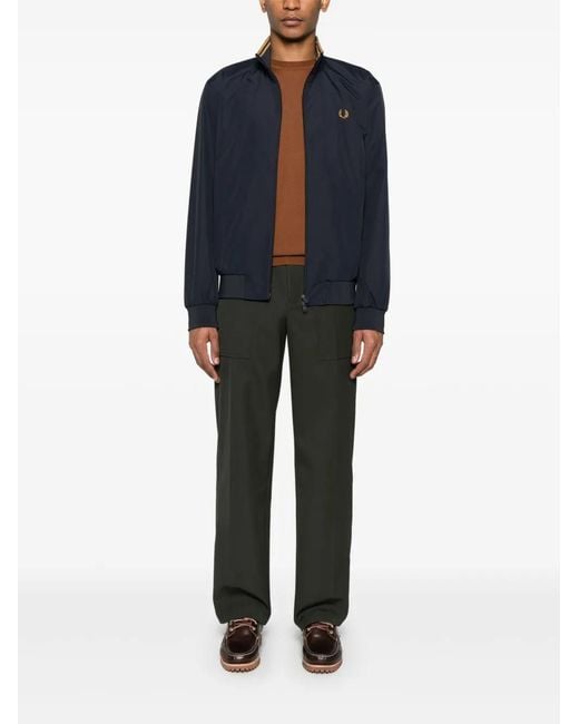 Fred Perry Blue Brentham Jacket for men