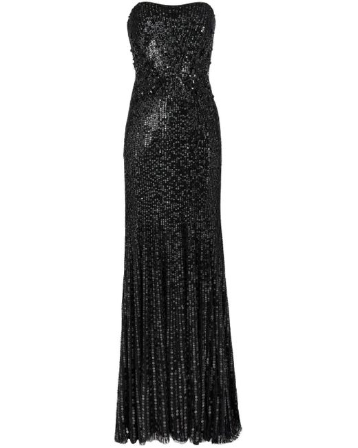 Jenny Packham Black Topaz Dress