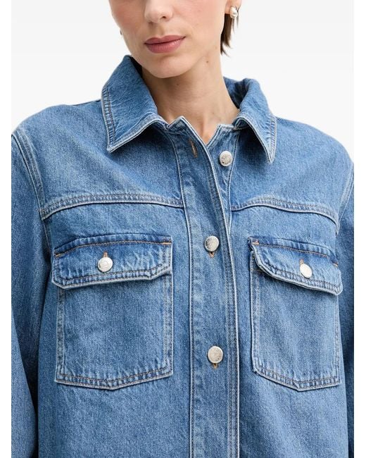 Joop! Blue Inoa Button-Up Denim Jacket