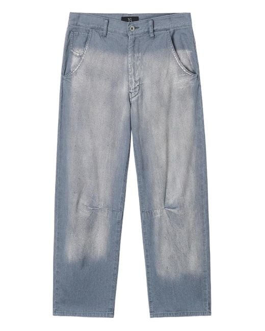 Y's Yohji Yamamoto Jeans Met Vijf Zakken in het Blue