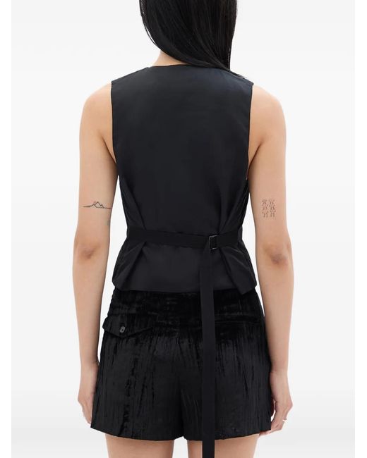 Ann Demeulemeester レディース ブラック Stanse ベスト 【公式通販】