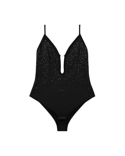 DIESEL Black Oval-D Bodysuit