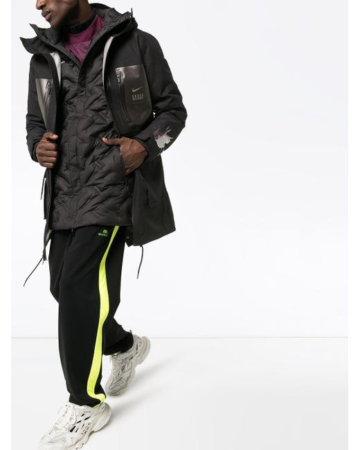 Nike X Undercover Logo Fishtail Parka in Black for Men | Lyst