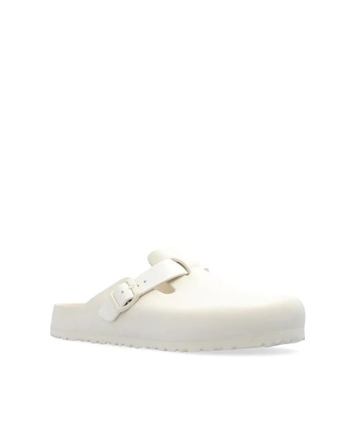 メンズ Birkenstock Boston Eva ミュール White