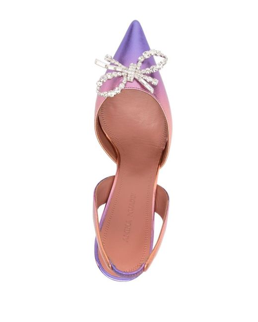 Zapatos Rosie con tacón de 90 mm AMINA MUADDI de color Pink
