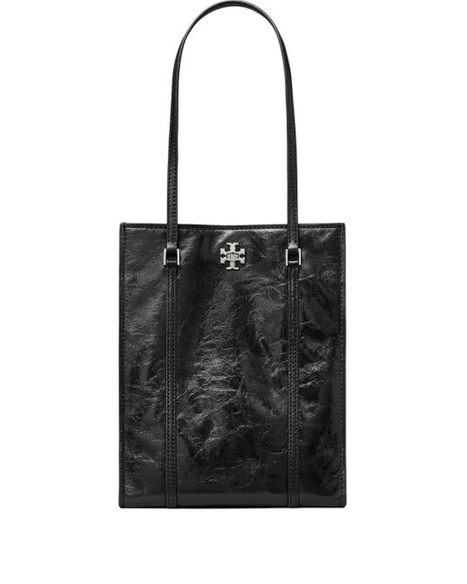 Tory Burch Kira Kleine Shopper Met Draaislot En Vlakken in het Black