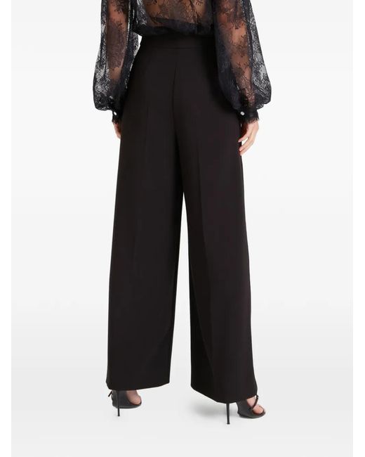 Temperley London Black Conqueror Side Stripe Trousers