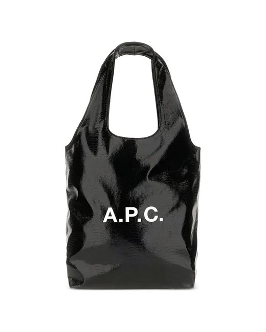 Borsa Tote Ninon Piccola di A.P.C. in Black