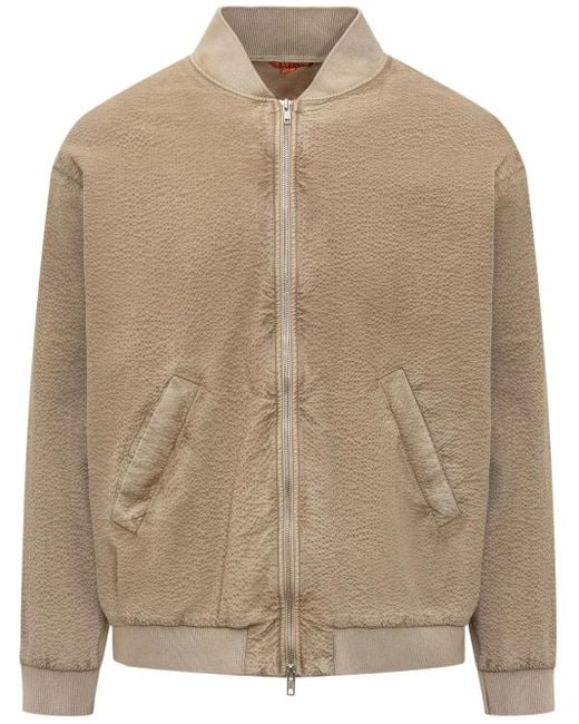 Barena Brown Gabier Bomber Jacket for men