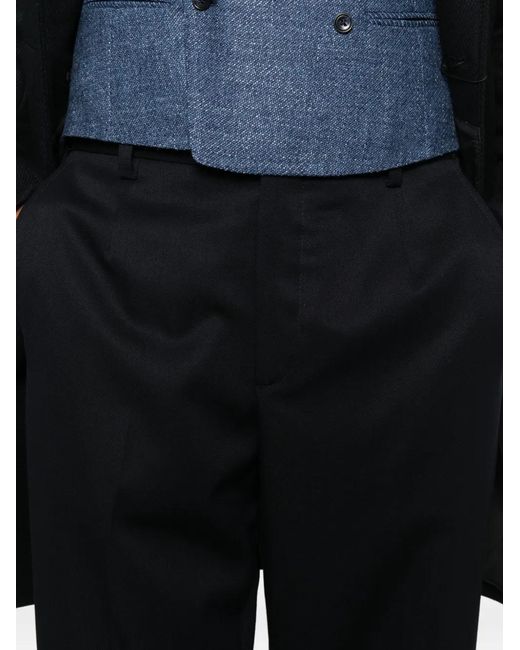 Briglia 1949 Blue Button Trousers for men