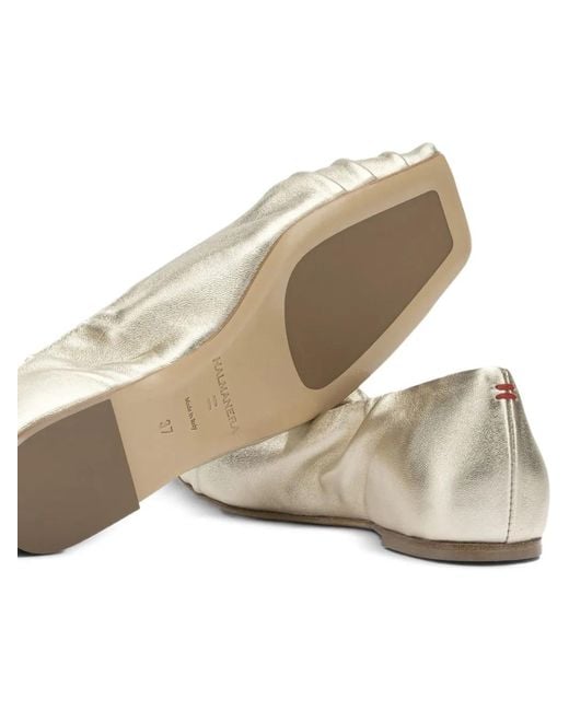 Halmanera White Knotted Ballet Flat
