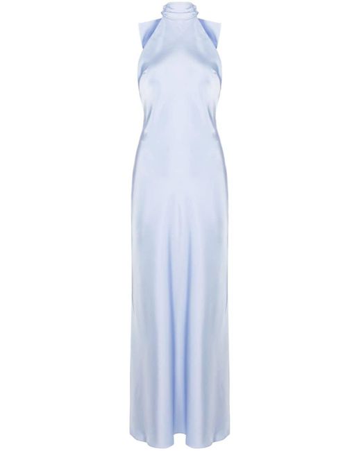 Misha Blue Evianna Satin Gown